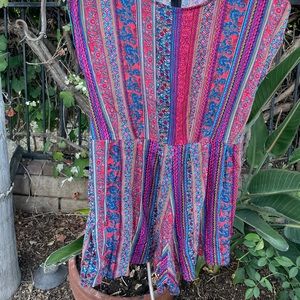 Bohemian Print Romper Shorts Brand New
